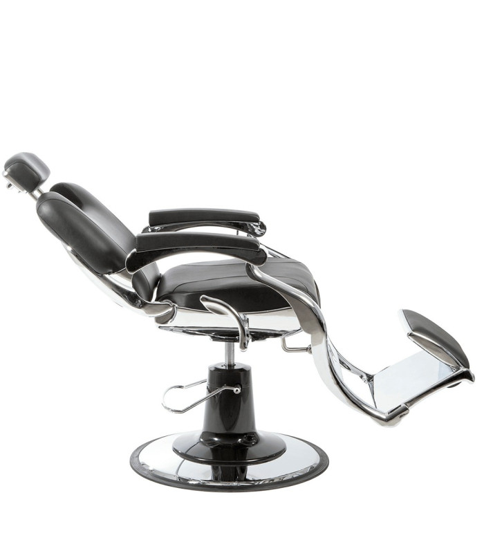 Cadeira de barbeiro premium Black 【BARBEARIA】