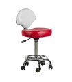 Beauty Salon Stool With Backrest Ferrara