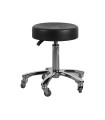 Hair Salon Stool Round Black