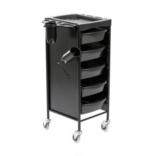 Mh Avant Mobilier Carrito Peluqueria Negro