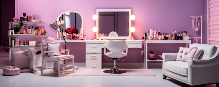 El rol del sillón de maquillaje en la fotografía de belleza