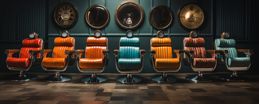 Ideias de personalização para as tuas cadeiras de barbearia