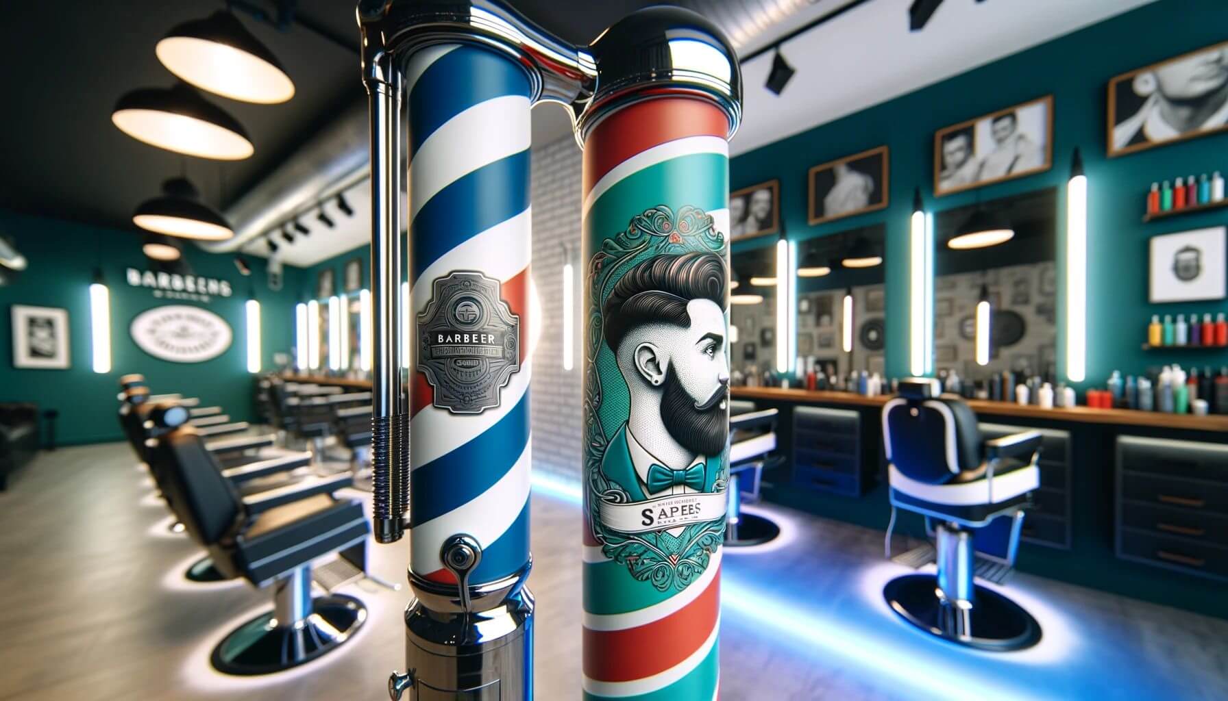 O Barber Pole na barbearia moderna