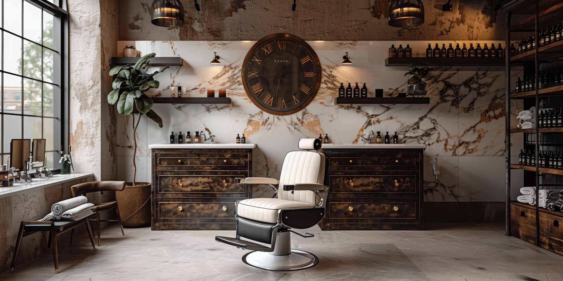 What are the main characteristics of a good barber chair?
