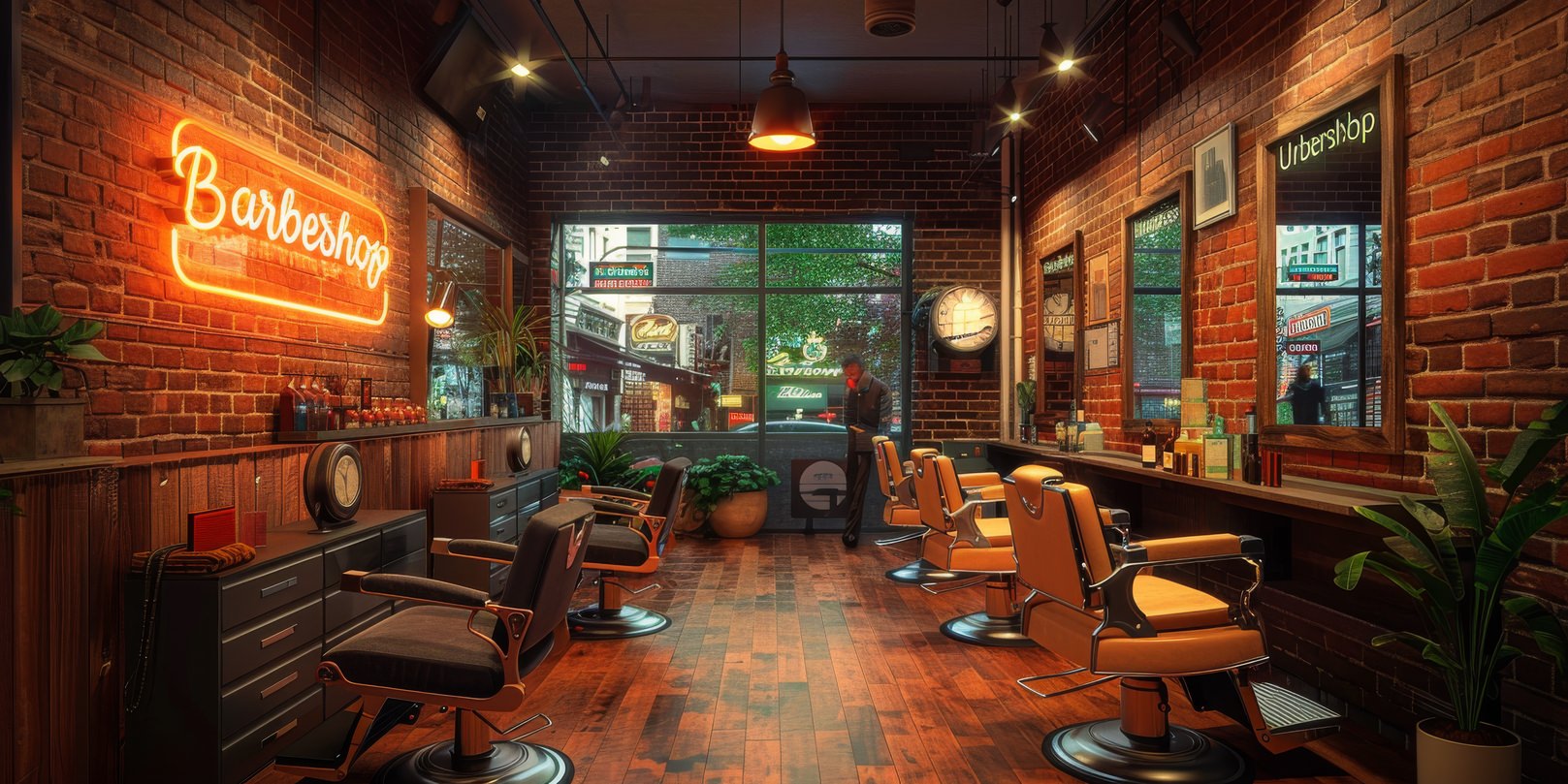 Multifunctional Barbershop Furniture