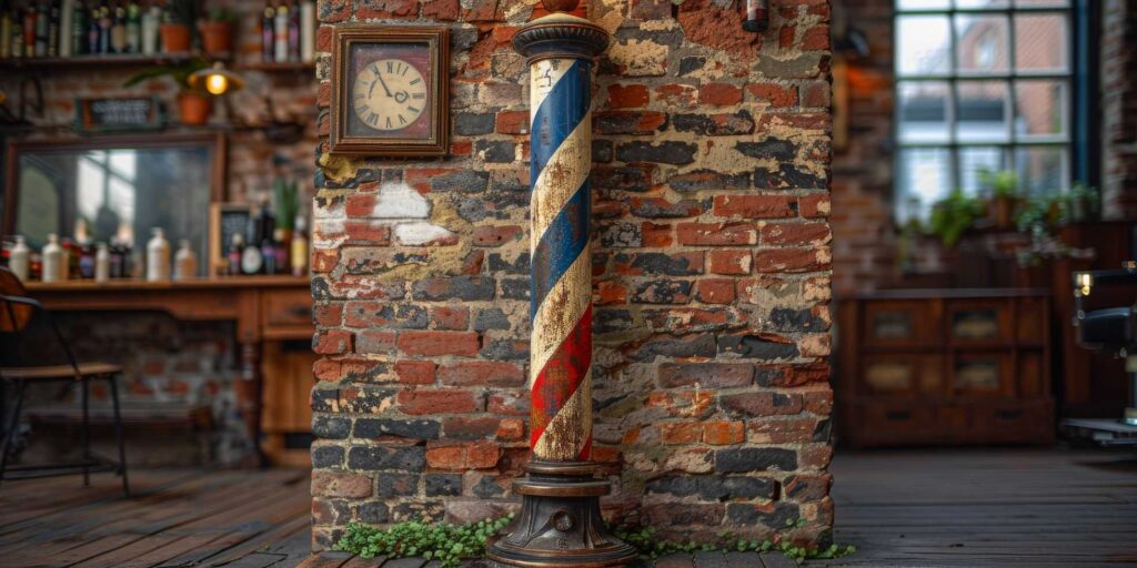 El Barber Pole, o poste de barbero