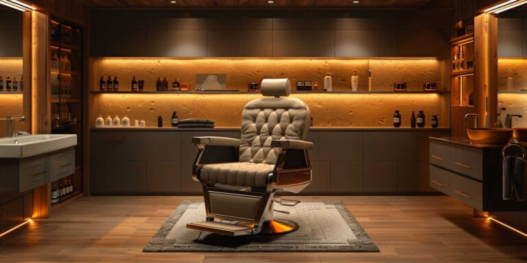 Sillones de barbero y comodidad del cliente