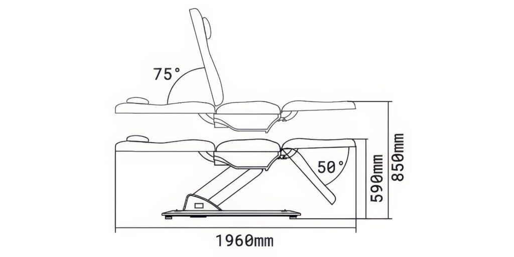 especificaciones técnicas Sillones belleza larim